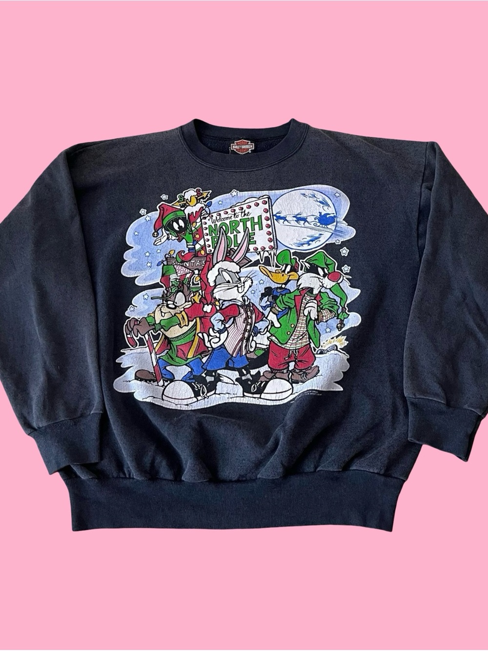 Vintage 1994 Looney Tunes Christmas Sweatshirt